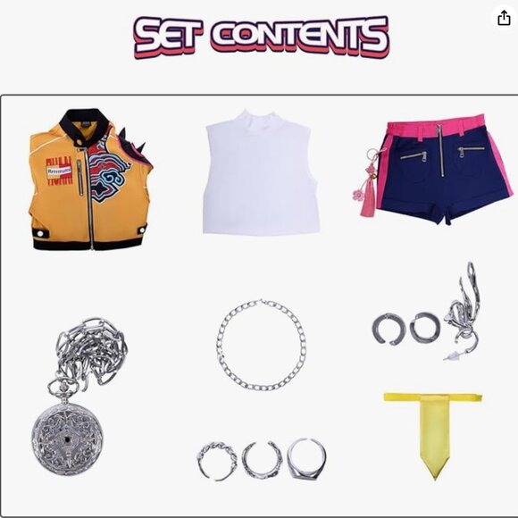 K-Pop Demon Hunters Rumi Inspired Costume Outfit  size 140 - Picture 2 of 3